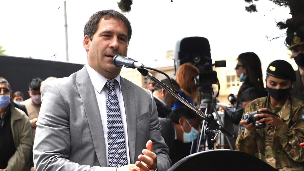 El intendente de Comodoro Rivadavia, Juan Pablo Luque. Fuente: (Twitter)