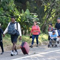 Caravana de migrantes pasa la Navidad caminando por el sur de México