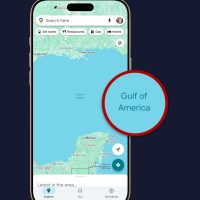 Google Maps actualiza el nombre de Golfo de México a Golfo de América