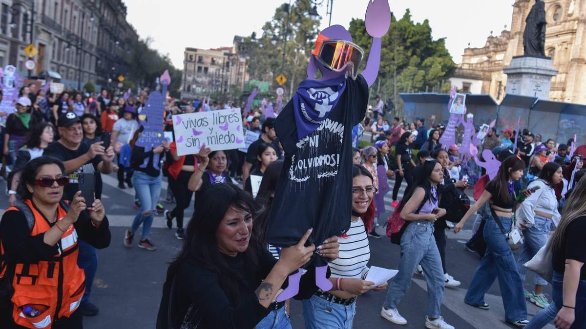 Llegada al Zócalo