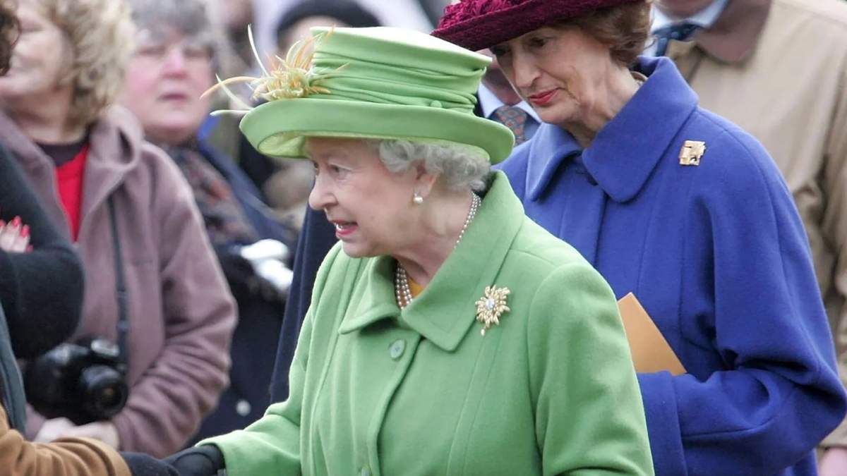 Susan Hussey y la Reina Isabel II. Fuente: (Twitter)