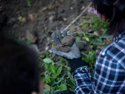 Brigada halla restos óseos en el predio 'La Gallera”, Veracruz
