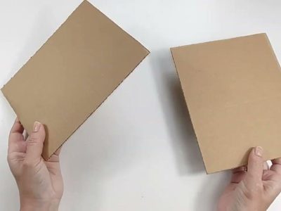Reciclá pedazos de cartón: creá estas lindas y coloridas macetas para colgar en la pared