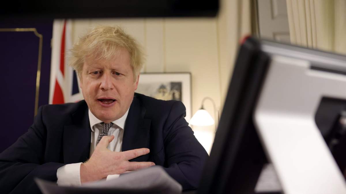 El primer ministro de Reino Unido, Boris Johnson