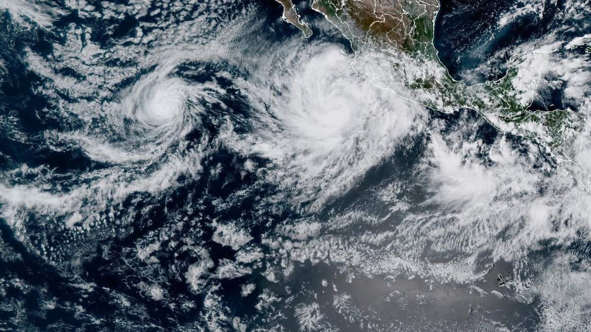 La tormenta tropical Priscilla se forma el 5 de octubre de 2025 en el Pacífico oriental, frente a las costas de México