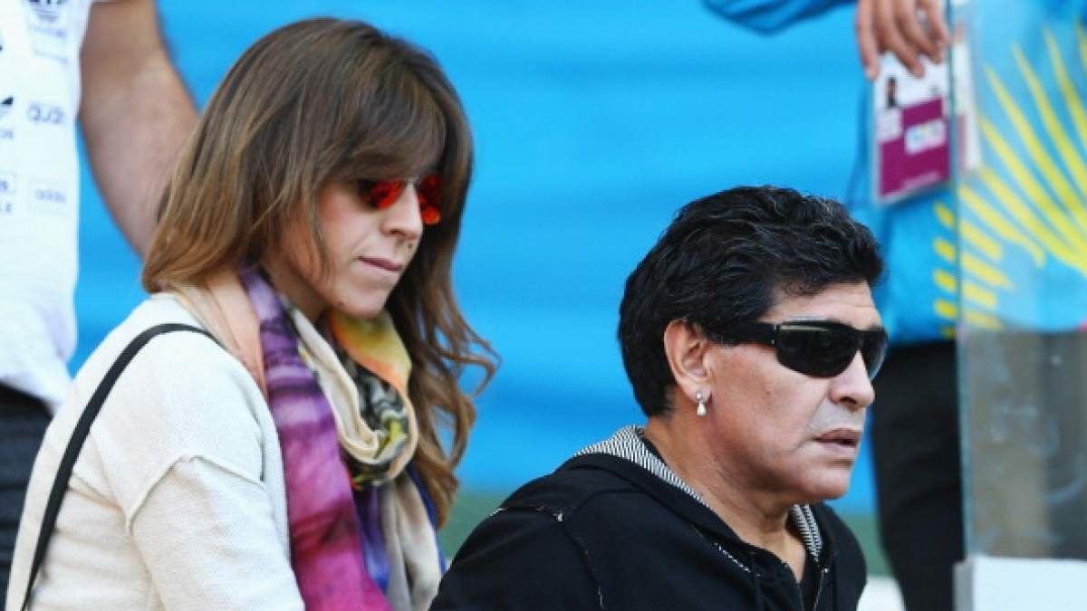 Diego y Gianinna Maradona. Fuente: (Instagram)