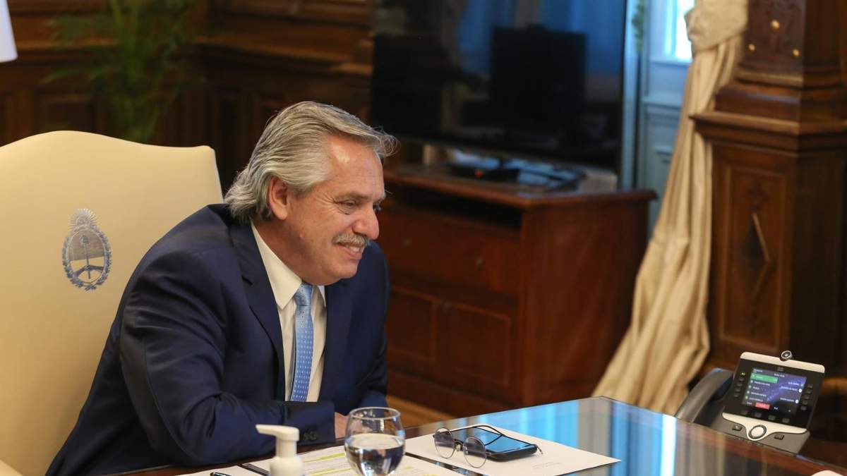 El presidente, Alberto Fernández. Fuente: (Twitter)