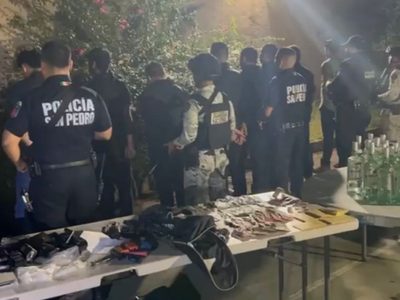 Clausuran fiesta clandestina en San Pedro Garza García en la que había más de 350 menores de edad