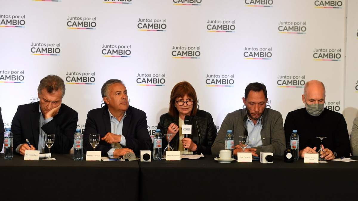 Mesa Nacional de Juntos por el Cambio. Fuente: (Infobae)