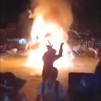 Explosión de pirotecnia deja 12 lesionados en ritual de Xantolo en Hidalgo