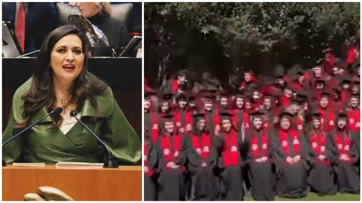 La morenista Cynthia López Castro y el momento del colapso de las gradas en la Ibero