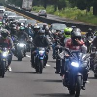 Así fue la rodada en memoria de los motociclistas que fallecieron en la México-Cuernavaca