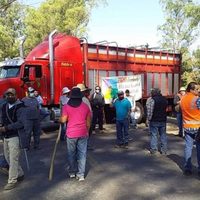 Bloquean carreteras en Michoacán para exigir la liberación de la ambientalista María Cruz Paz Zamora