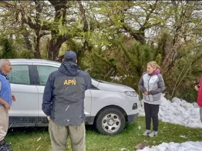 Guardaparques rescataron a una pareja de turistas extraviada en la zona de Curruhué
