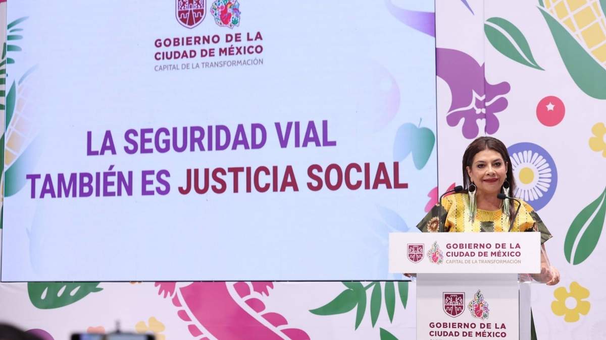 La jefa de Gobierno de la CDMX, Clara Brugada, en conferencia de prensa el 5 de mayo de 2026