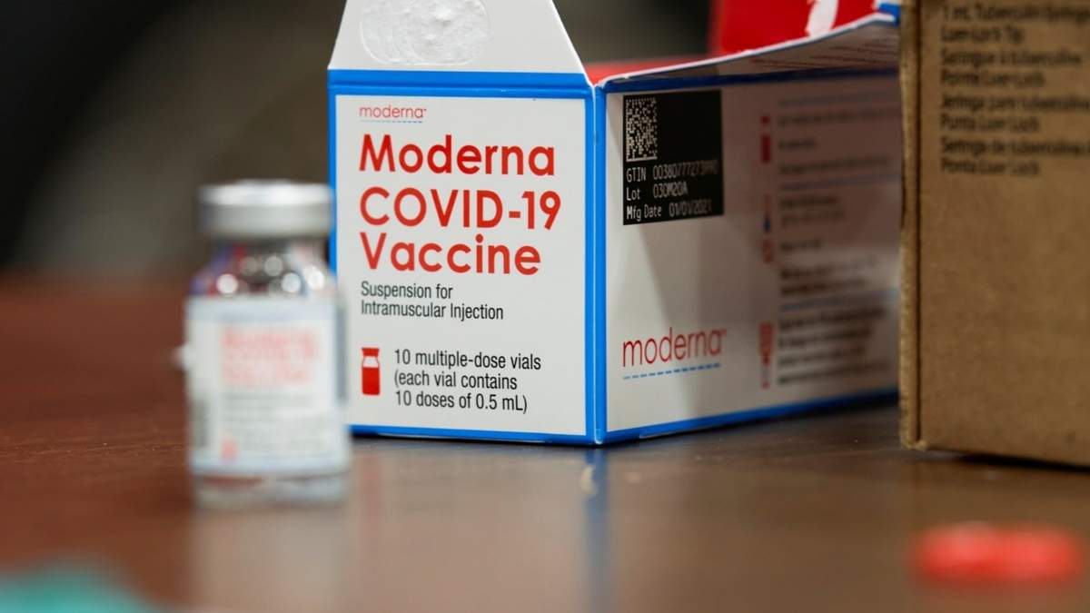 Vacuna contra el coronavirus de Moderna. Fuente: (Twitter)