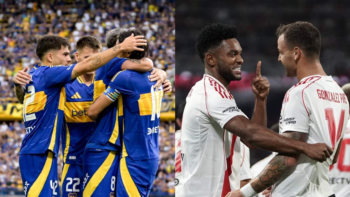 Boca y River. Fuente: (Getty)