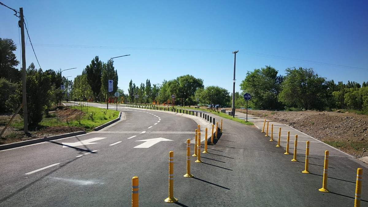 Paseo Costero de Neuquén Capital. Fuente: (Twitter)