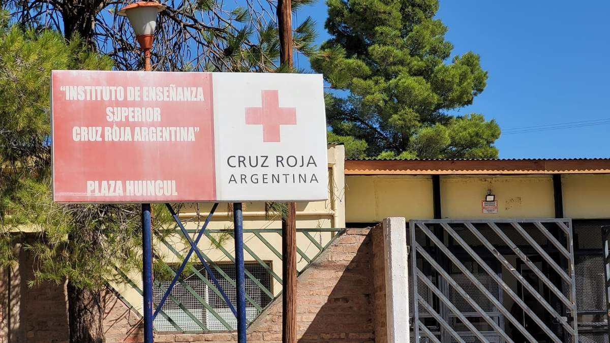 Sede la Cruz Roja filial de Plaza Huincul. Fuente: (Facebook)