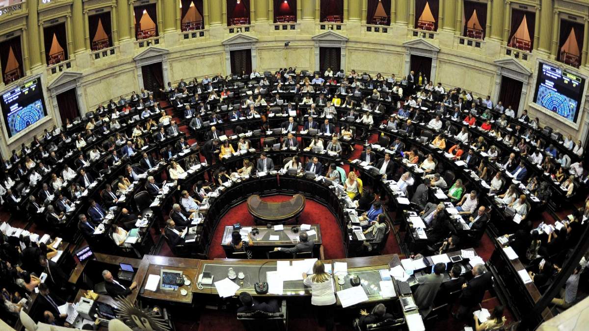 Sesión en la Cámara de Diputados. Fuente: (Instagram).