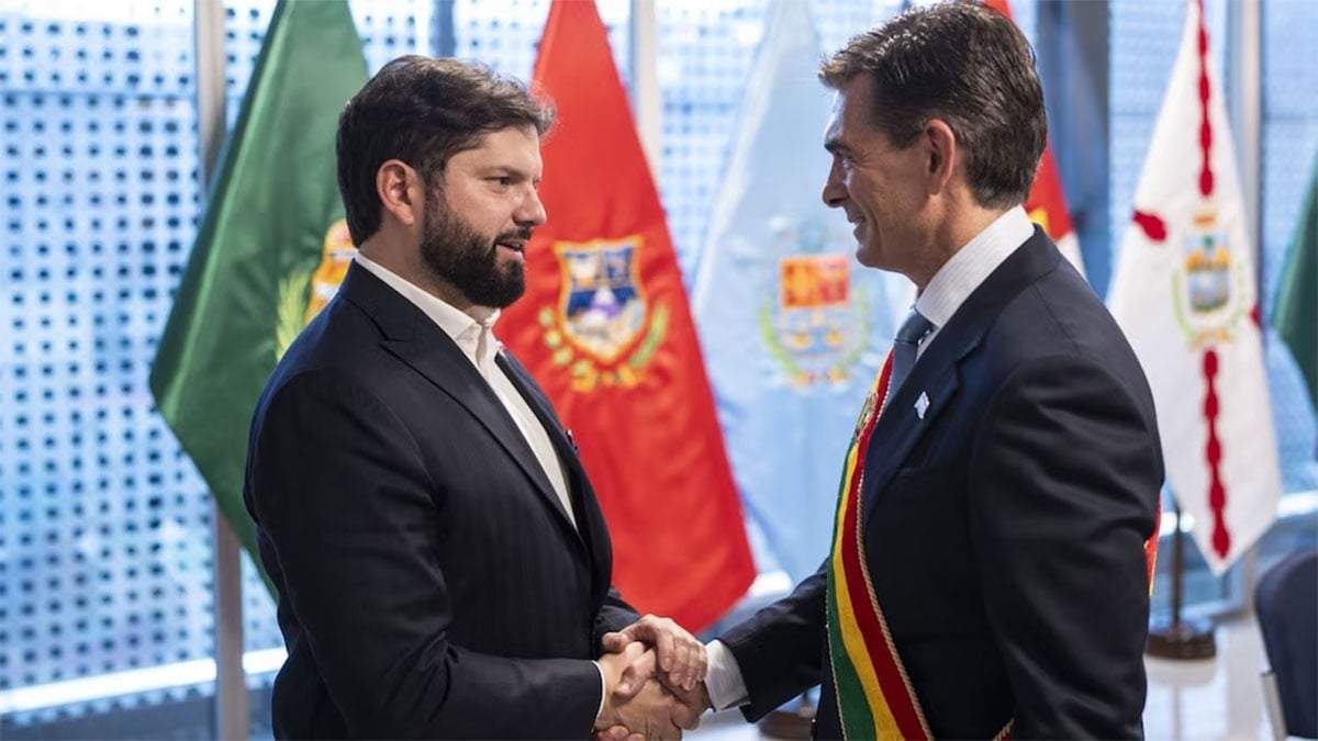 Boric y Paz inician una nueva etapa entre Chile y Bolivia.