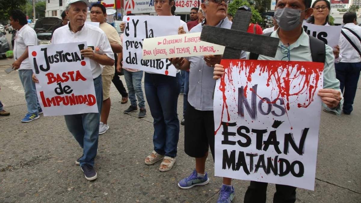 El gremio periodístico, entre el crimen y la indiferencia de la autoridad