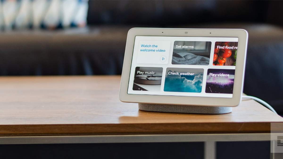 Nest Hub, el dispositivo inteligente de Google. Fuente: (Twitter)