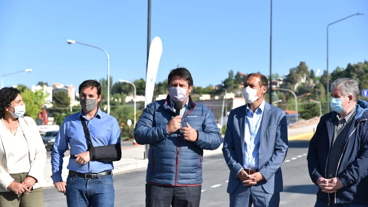 Mariano Gaido inauguró otra obra del Plan Capital en Neuquén. Fuente: (Twitter)