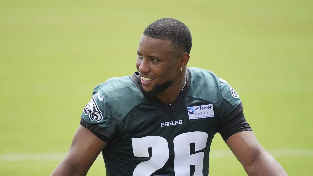 Saquon Barkley, corredor de los Eagles, rechaza invitación para unirse al consejo deportivo de Trump