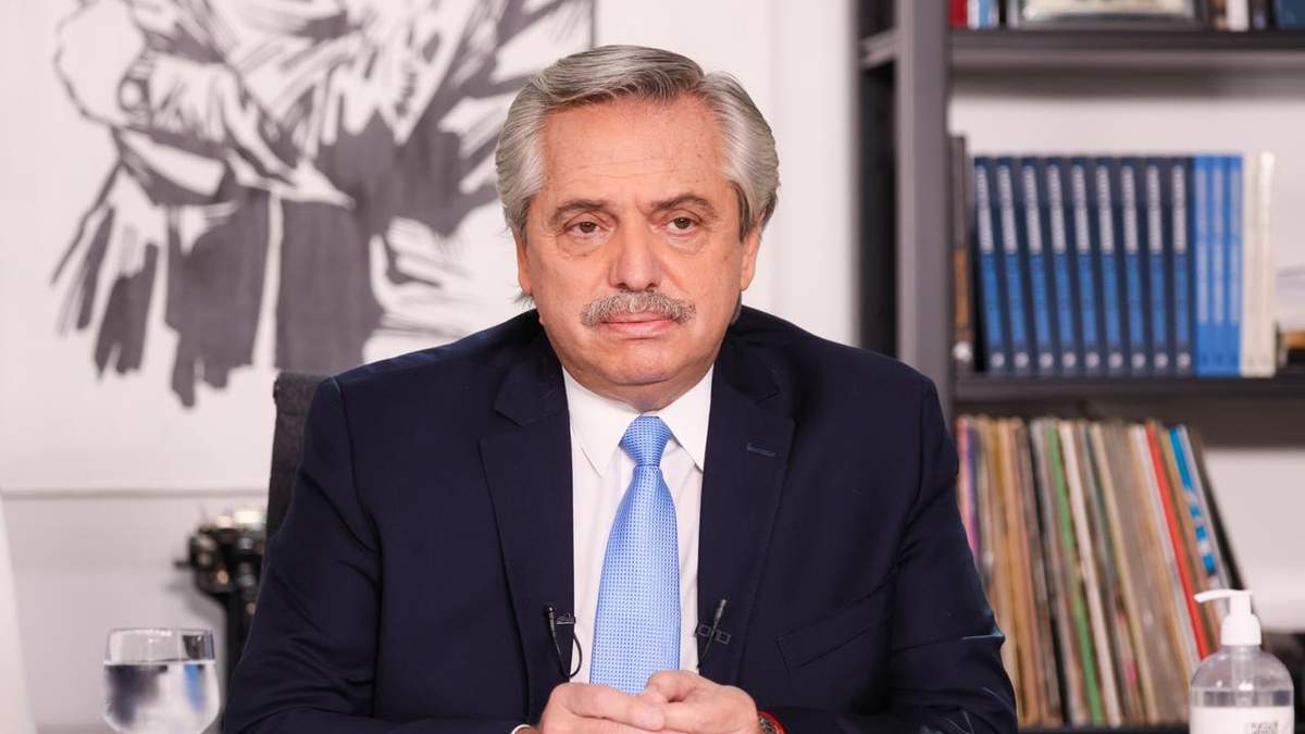 El presidente de la Nación, Alberto Fernández. Fuente: (Twitter)