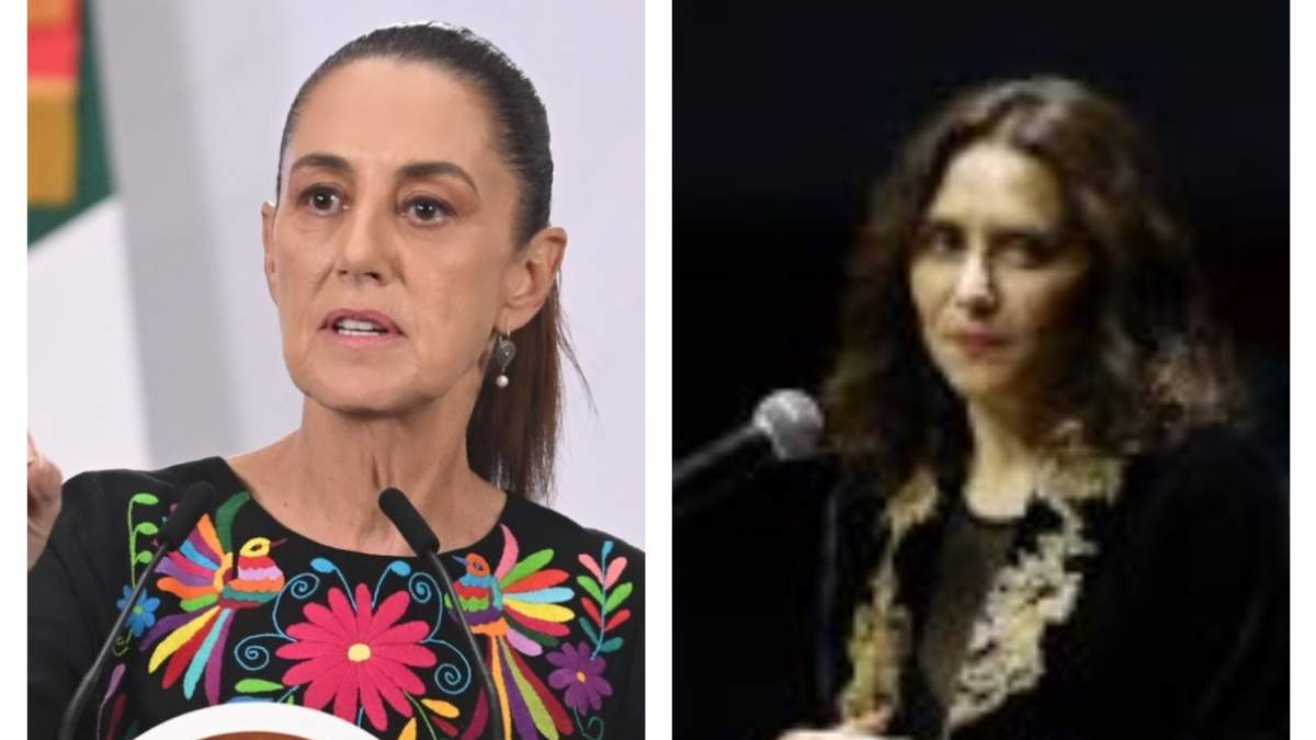 La presidenta de México, Claudia Sheinbaum, y la presidenta de la Comunidad de Madrid, Isabel Díaz Ayuso