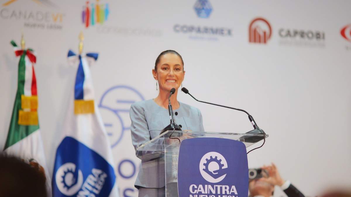 La candidata presidencial con la Caintra de Nuevo León
