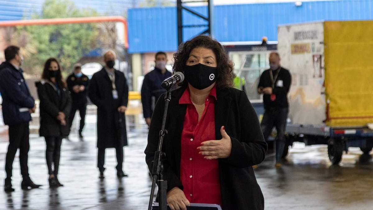 La ministra de Salud, Carla Vizzotti. Fuente: (Twitter)
