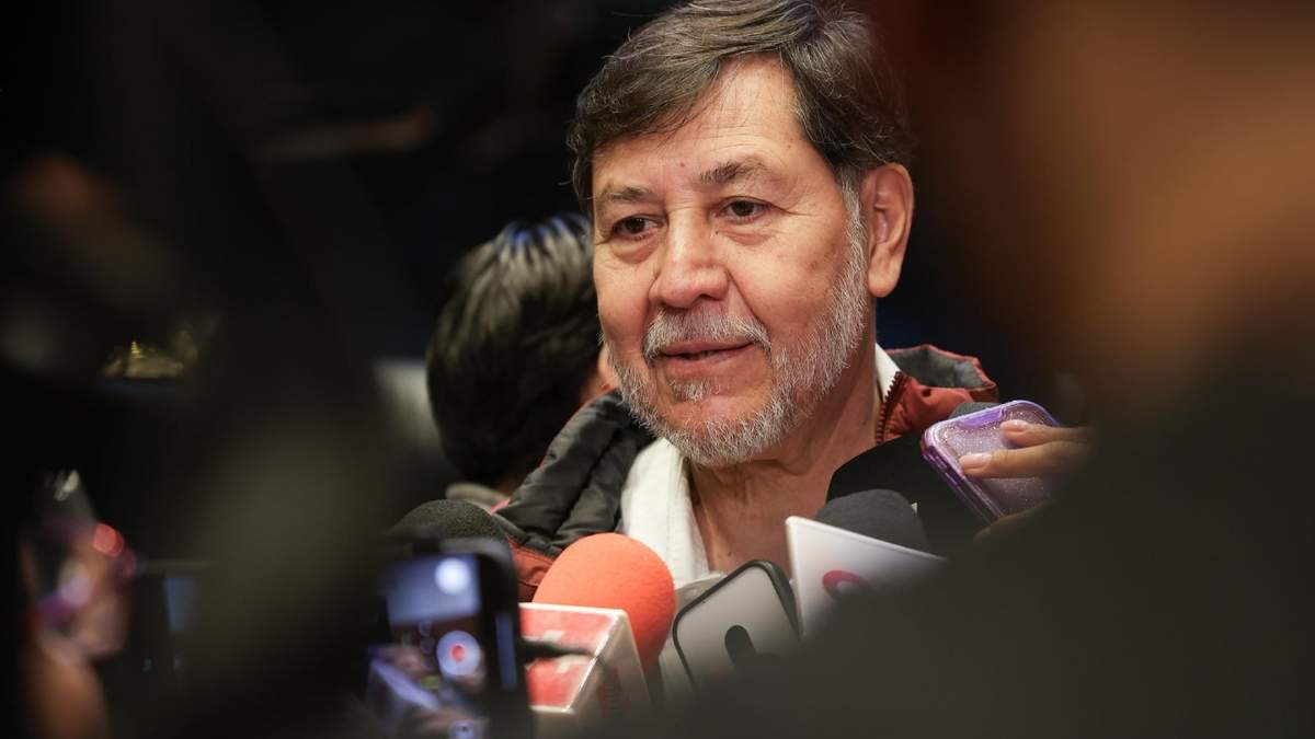 El Senador de morena y presidente de la Mesa Directiva del Senado, Gerardo Fernández Noroña