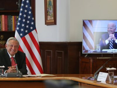 El primer encuentro entre AMLO y Joe Biden
