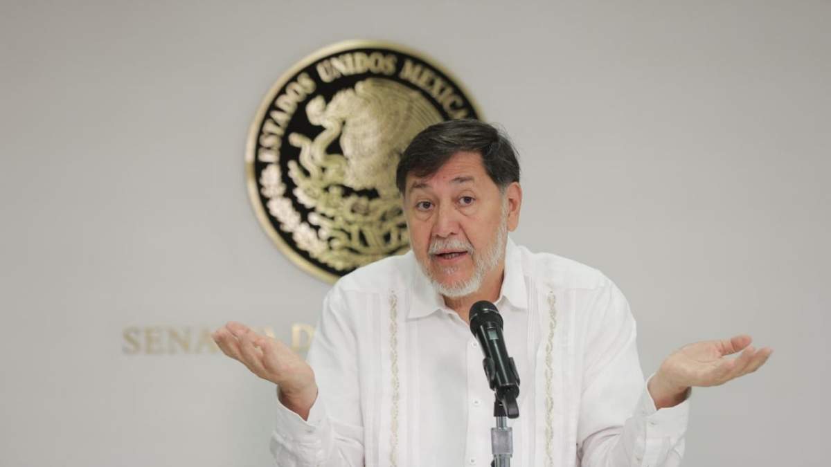 El senador de Morena, Gerardo Fernández Noroña