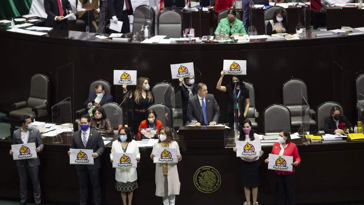 La oposición en San Lázaro contra ley de la industria eléctrica