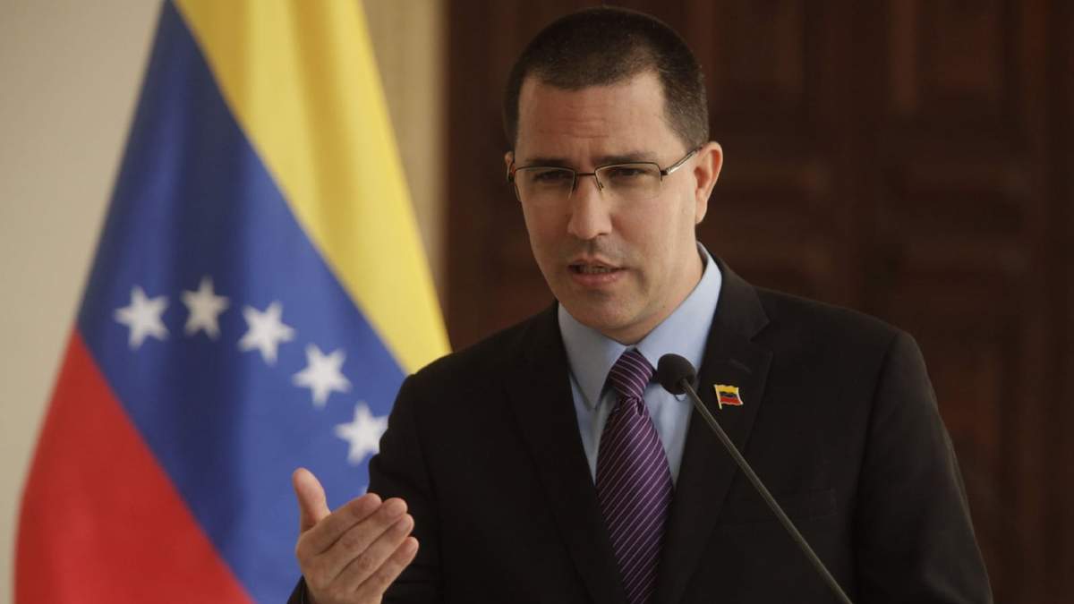 El canciller venezolano, Jorge Arreaza. Fuente: (Twitter).