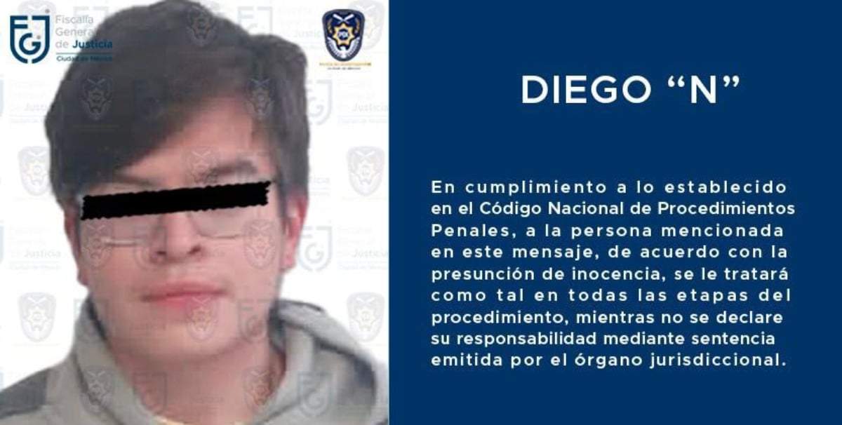 Diego "N", detenido