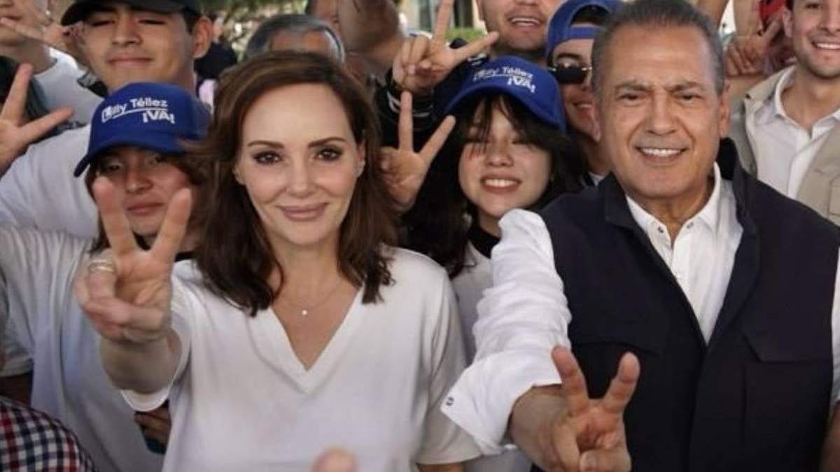 Lilly Téllez y Manlio Fabio Beltrones