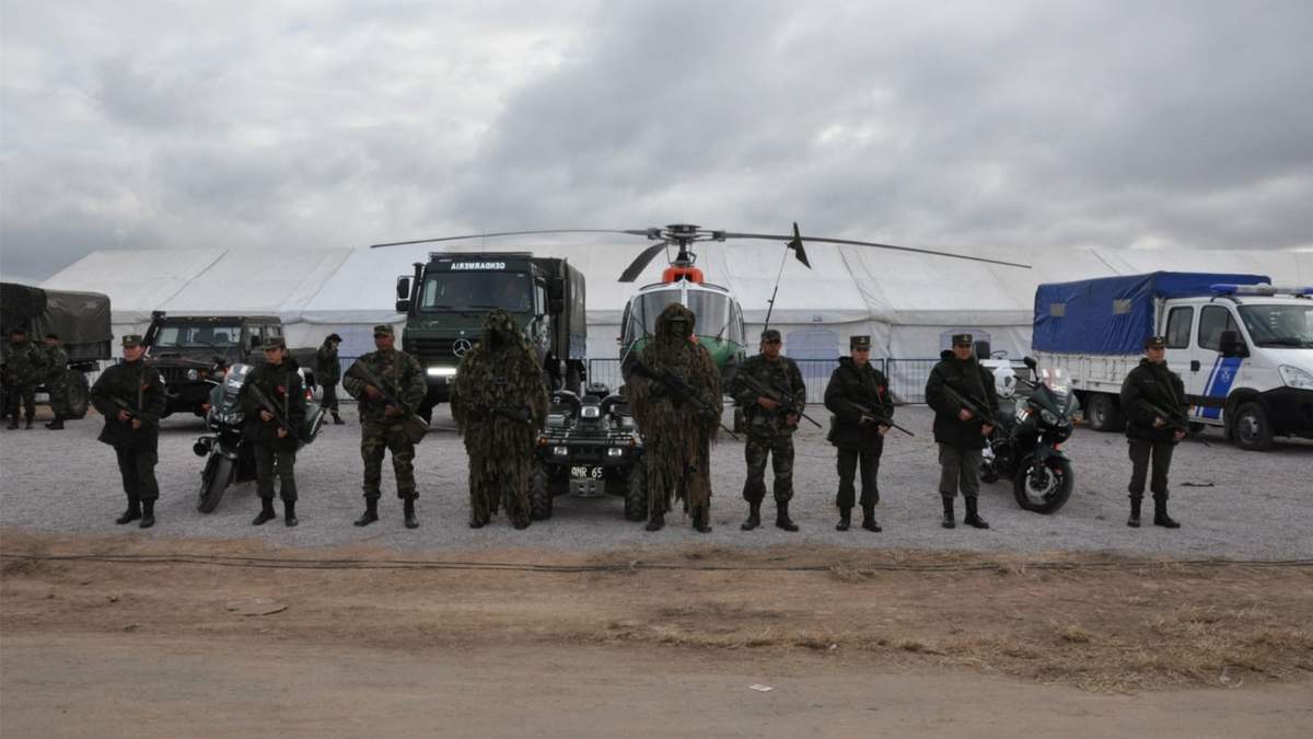 Los gendarmes que participaron de los operativos deberán declarar el año que viene. Fuente: (Twitter)