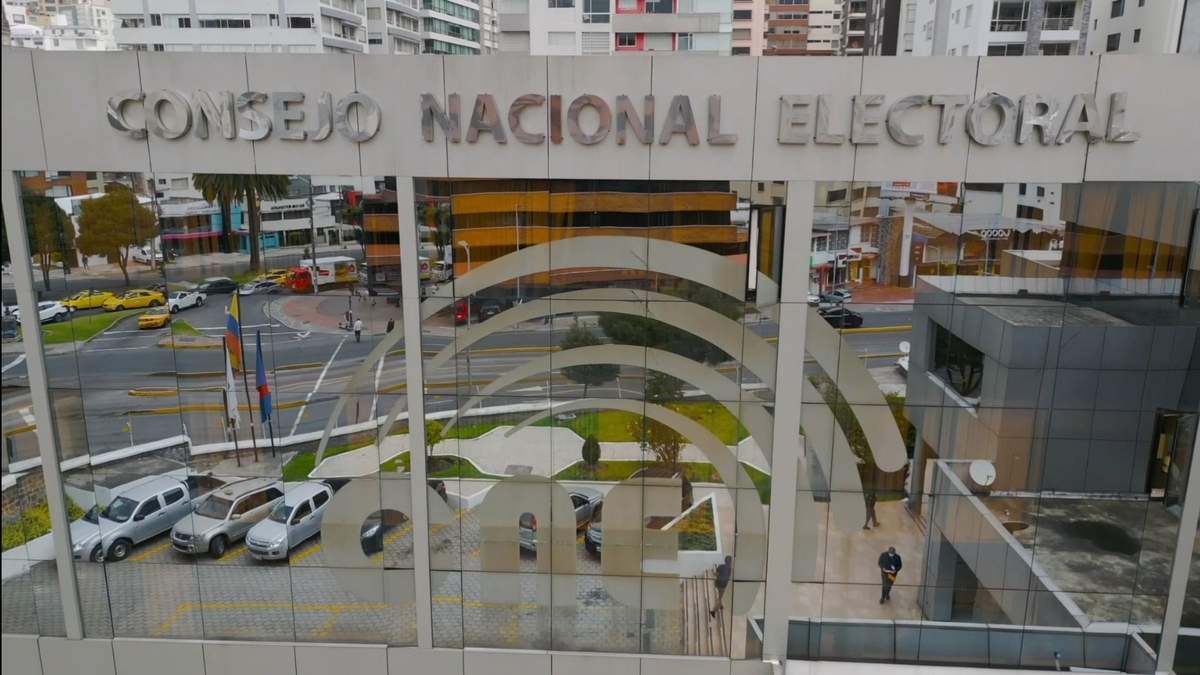 Sede del Consejo Nacional Electoral (CNE) de Ecuador en Quito