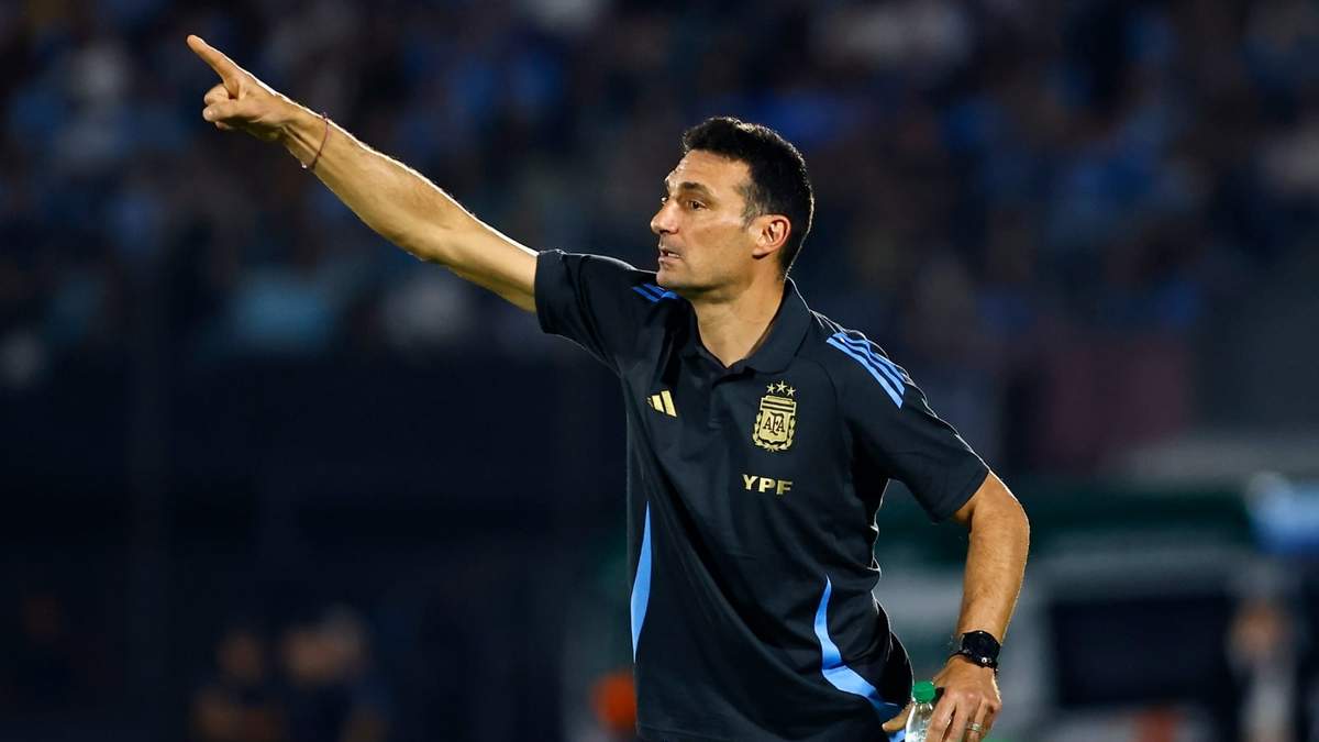 Lionel Scaloni. Fuente: (Getty)