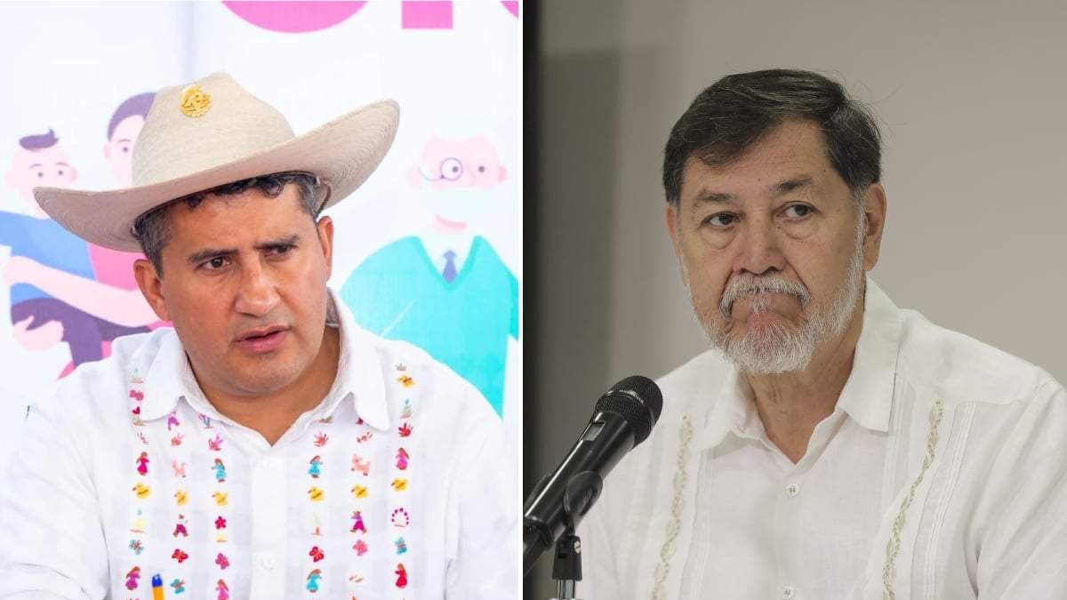 Carlos Manzo y Gerardo Fernández Noroña