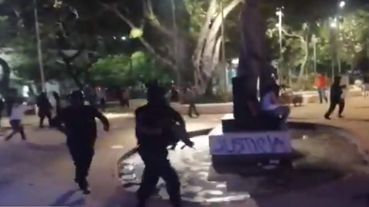 La protesta y posterior represión de la misma ocurrió el 9 de noviembre