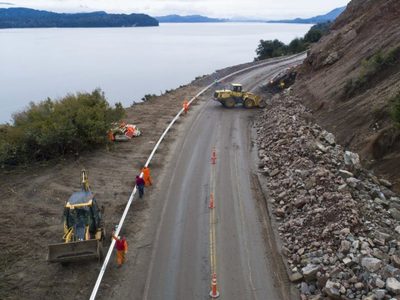 Luego de dos meses, la Ruta Nacional 40 quedó totalmente habilitada en Villa La Angostura