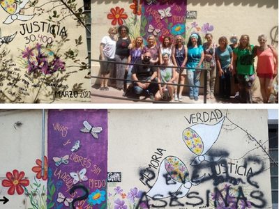 Pintaron esvásticas en el centro de referencia de Desarrollo Social de Nación