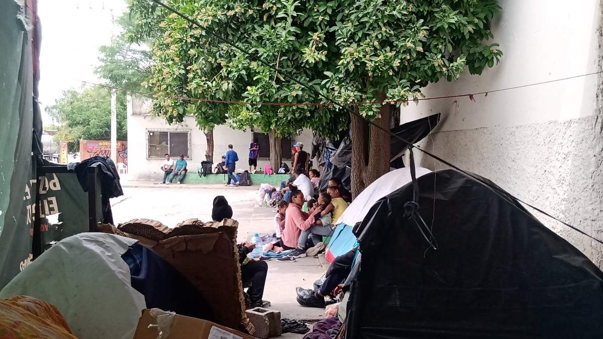 Campamento de migrantes