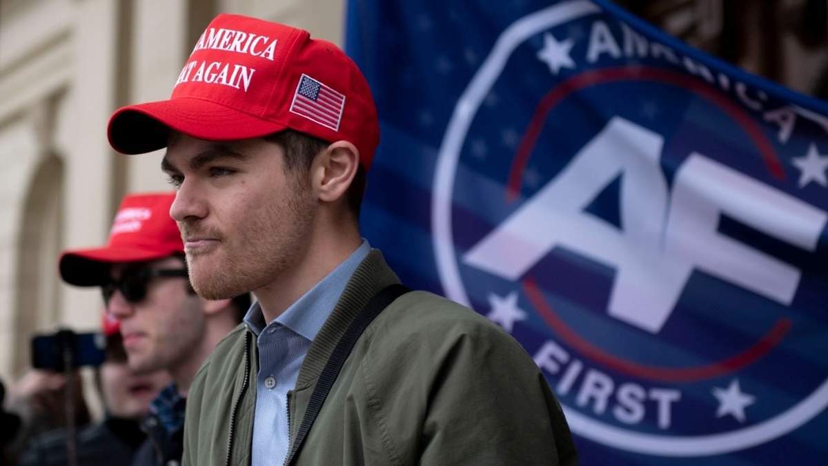 El supremacista blanco Nick Fuentes