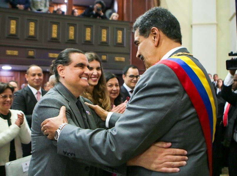 Saab y Maduro Foto X  @NicolasMaduro